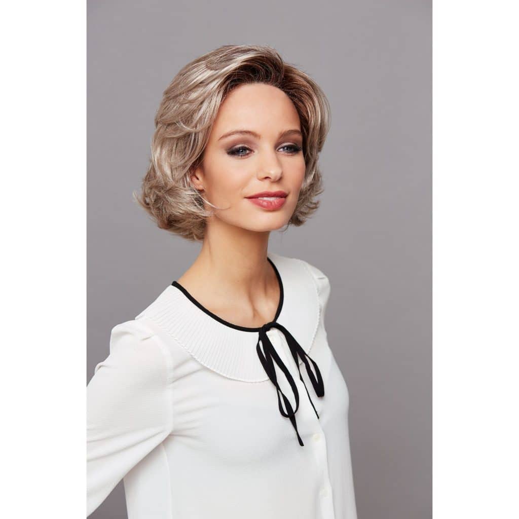 Tonia Mono Lace Long Wig in 101/20+12 | Smoky Grey