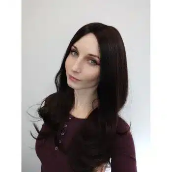 Diamond Wig | Remy Human Hair Lace Front Wig (Mono Top) | 3 | Dark Warm Brown