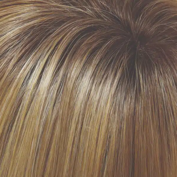 24B/27CS10 24B/27CS10 Shaded Butterscotch | Light Gold Blonde & Med Red-Gold Blonde Blend, Shaded with light Brown