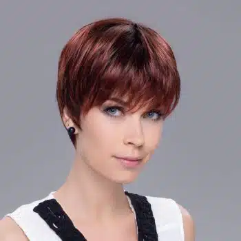 Pixie Wig in HOT FLAME ROOTED by Ellen Wille