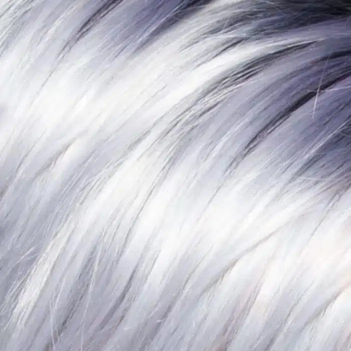 Pastel-White+Black-Blue-Root Synthetic Wig Colour by Belle Madame