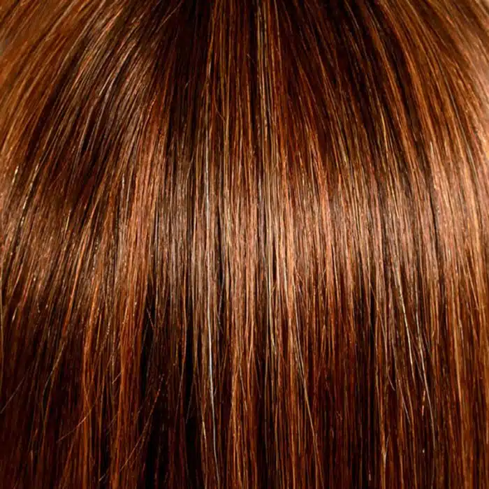 30/8/27R-8 Terracotta Gold Human Hair Wig Colour by Belle Madame
