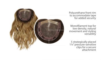 Alpha Wave Hair Topper by Raquel Welch