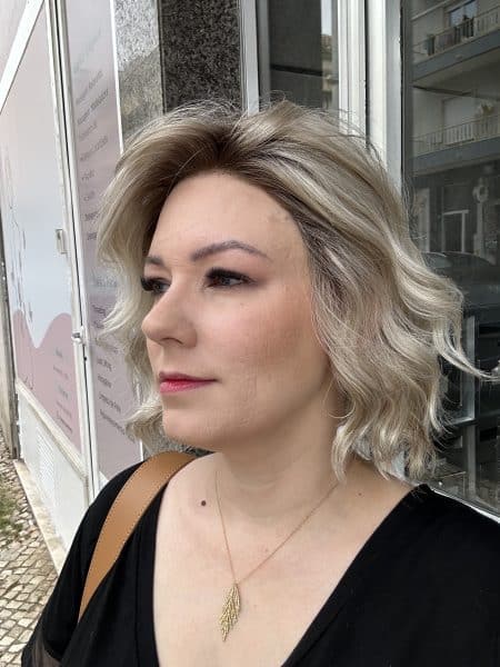 Click to view full screen January Hand Tied Wig | Synthetic Lace Front (Mono Top & Hand Tied) | 41 Colours photo review