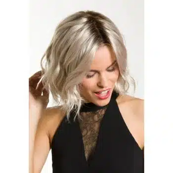 Isabella Mono Wig | Synthetic Lace Front (Mono Top) | Nordic Ash Blond