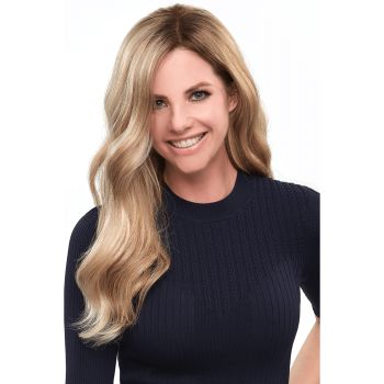 Top Smart 18″ Wavy Hair Topper | Synthetic Lace Front (Mono Base) | FS24/102S12 | Laguna Blonde