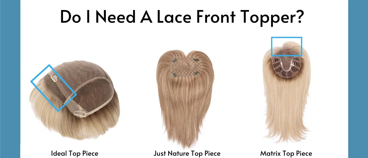 Choosing a Lace Front or Non Lace Front Hair Topper - HairWeavon