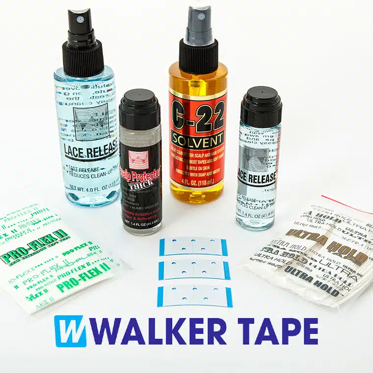 Walker Tapes and Adhesive Glue for Wigs and Hair Pieces