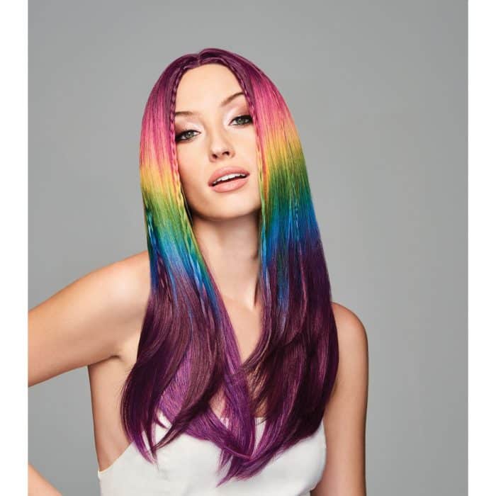 Party All Night Wig by Hairdo | Heat Friendly Synthetic | Long Rainbow