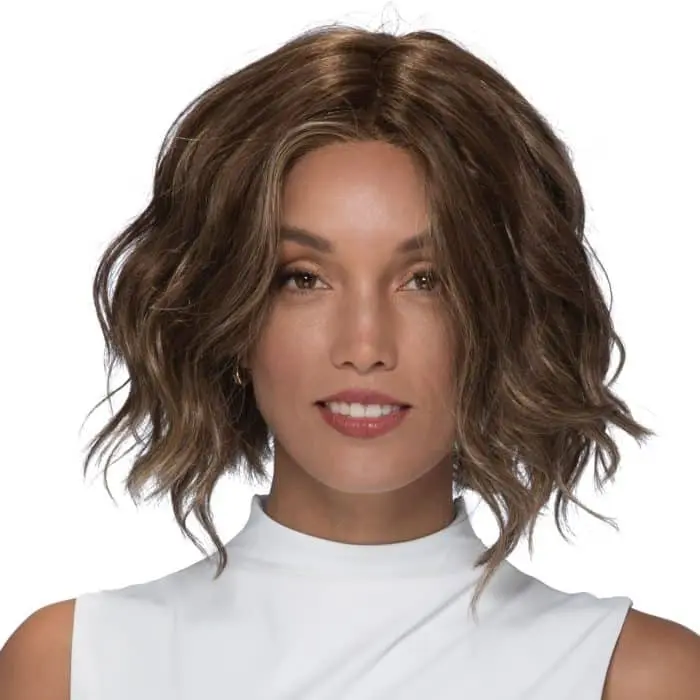 Haven Wig by Estetica | Synthetic | Angled Bob With Soft Waves