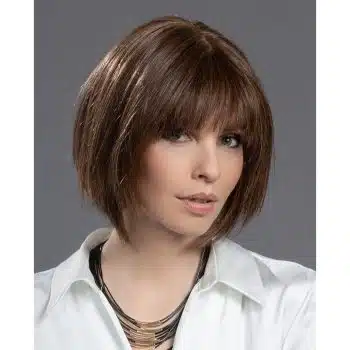 Mood Deluxe Wig By Ellen Wille | Human Hair And Heat Friendly Synthetic | Fringe Short Layered Bob Style