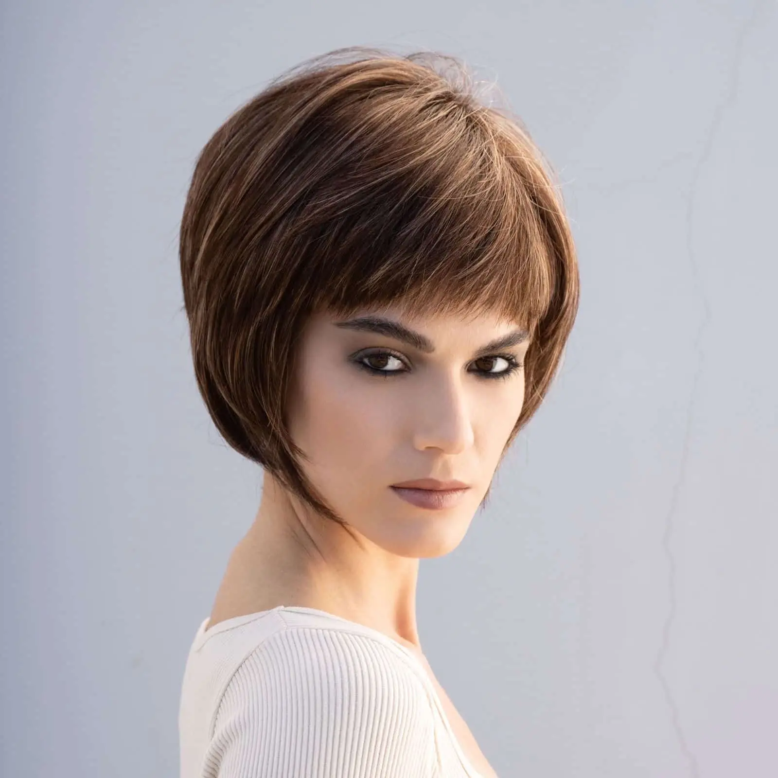 Nell Wig by Rene of Paris Hi Fashion | Synthetic | Short Micro Bangs