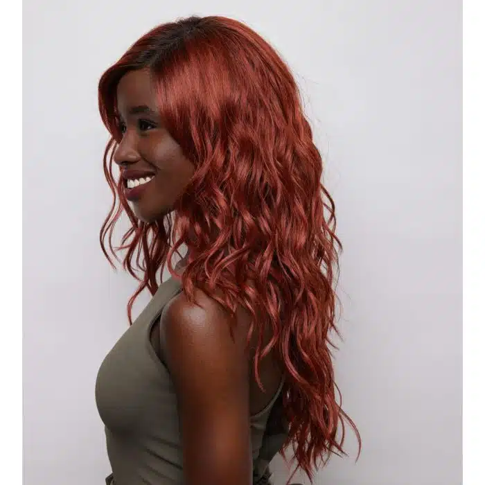 Brooklyn Wig by Amore | Heat Friendly Synthetic | Long Curly With Bangs