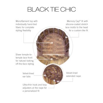 Black Tie Chic Wig By Raquel Welch | Heat Friendly Synthetic | Cap Construction