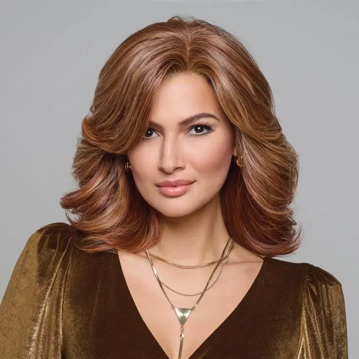 Flip the Script wig by Raquel Welch | Heat Friendly Synthetic | Mid Length Volume