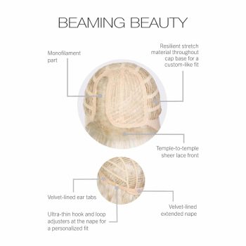 Beaming Beauty Wig Cap Construction by Gabor | Lace Front | Monofilament Part