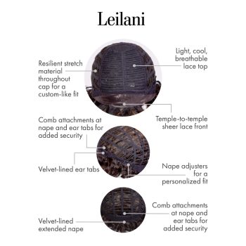 Leilani Wig by Kim Kimble | Heat Friendly Synthetic | Cap Construction