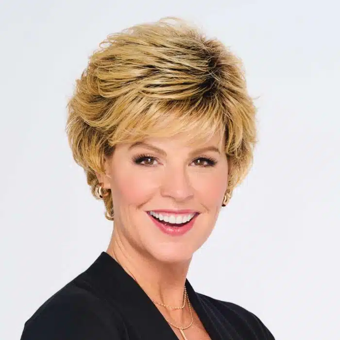 Swept Back Short Cut Wig by Hairdo | Heat Friendly Synthetic | Pixie with Bangs