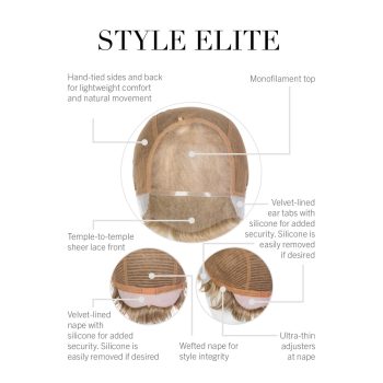 Style Elite Wig by Him HairUWear | Cap Construction | 100% Hand Tied