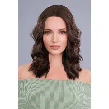 Top Trend Lace HD Wavy 14″ Topper | Heat Friendly Synthetic Lace Front (Mono Top) | 24 Colours