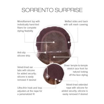 Sorrento Surprise Wig Cap Construction by Raquel Welch