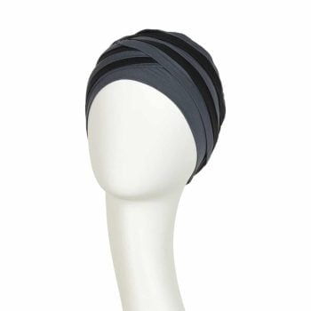 House of Christine | 1461 HocShanti Turban | Colour 0394 Blue/Black | front