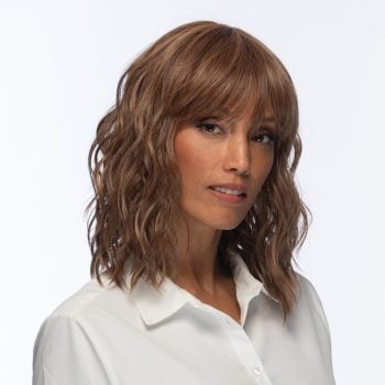 Frankie Wig by Estetica | Heat Friendly Synthetic | Mid Length Bangs Wavy