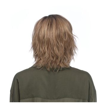 Hollis by Estetica | Heat Friendly Synthetic | Short Textured Bangs Wavy