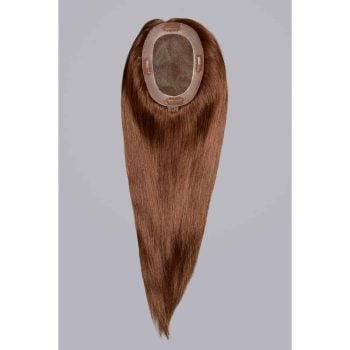 EasiPart Medium HH Hair Topper by Jon Renau | Human Hair | Four Pressure Sensitive Clips