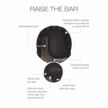 Raise the Bar Wig Cap Construction by Gabor | Lace Front and Monofilament Part